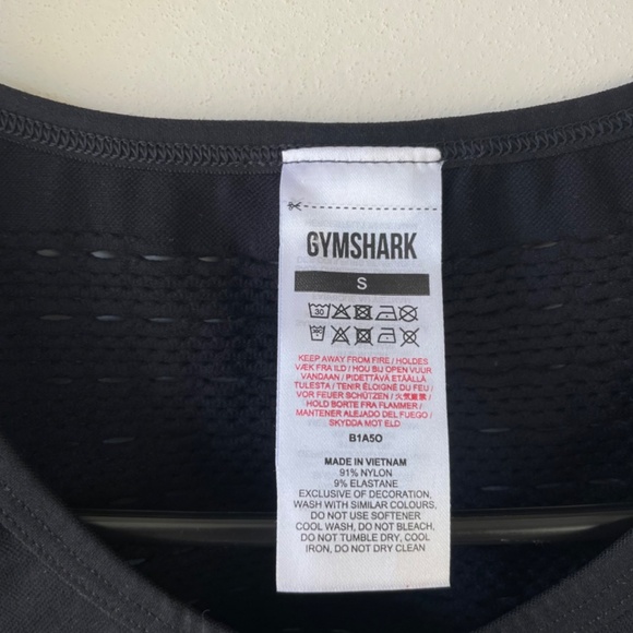 Gymshark Energy+ Seamless Crop Top - Black - Picture 6 of 6
